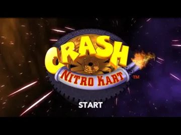 Crash Nitro Kart screen shot title